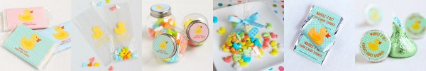 Baby Ducky Baby Shower Favors